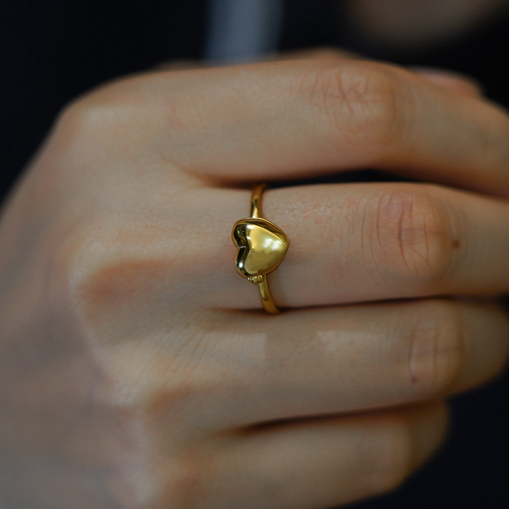 Heart Locket Ring
