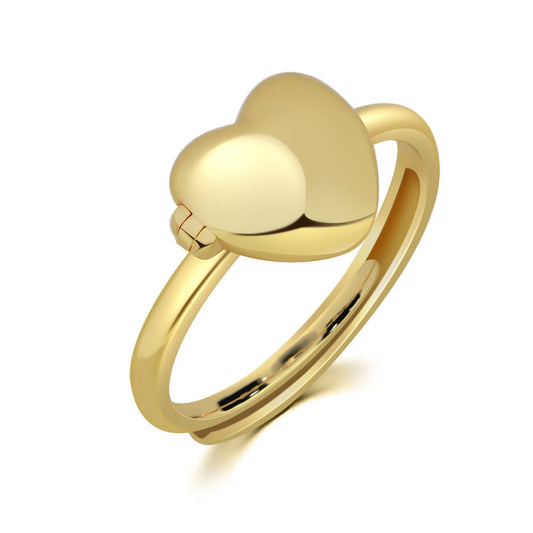 Heart Locket Ring