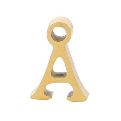 Permanent Bracelet Letter Charm