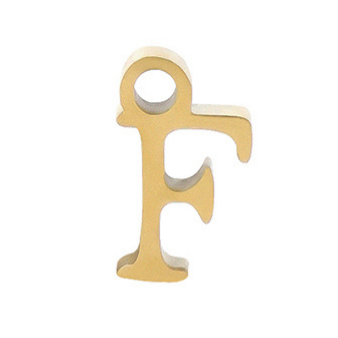 Permanent Bracelet Letter Charm #1