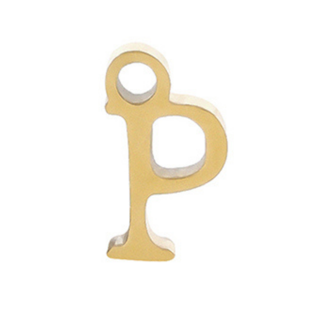Permanent Bracelet Letter Charm #2