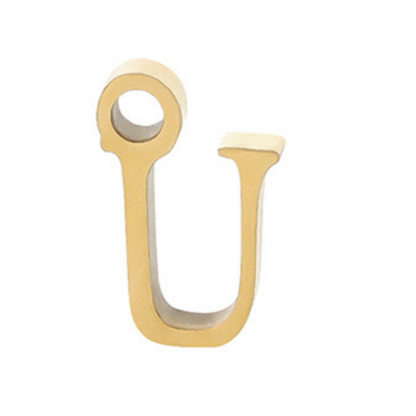 Permanent Bracelet Letter Charm #2