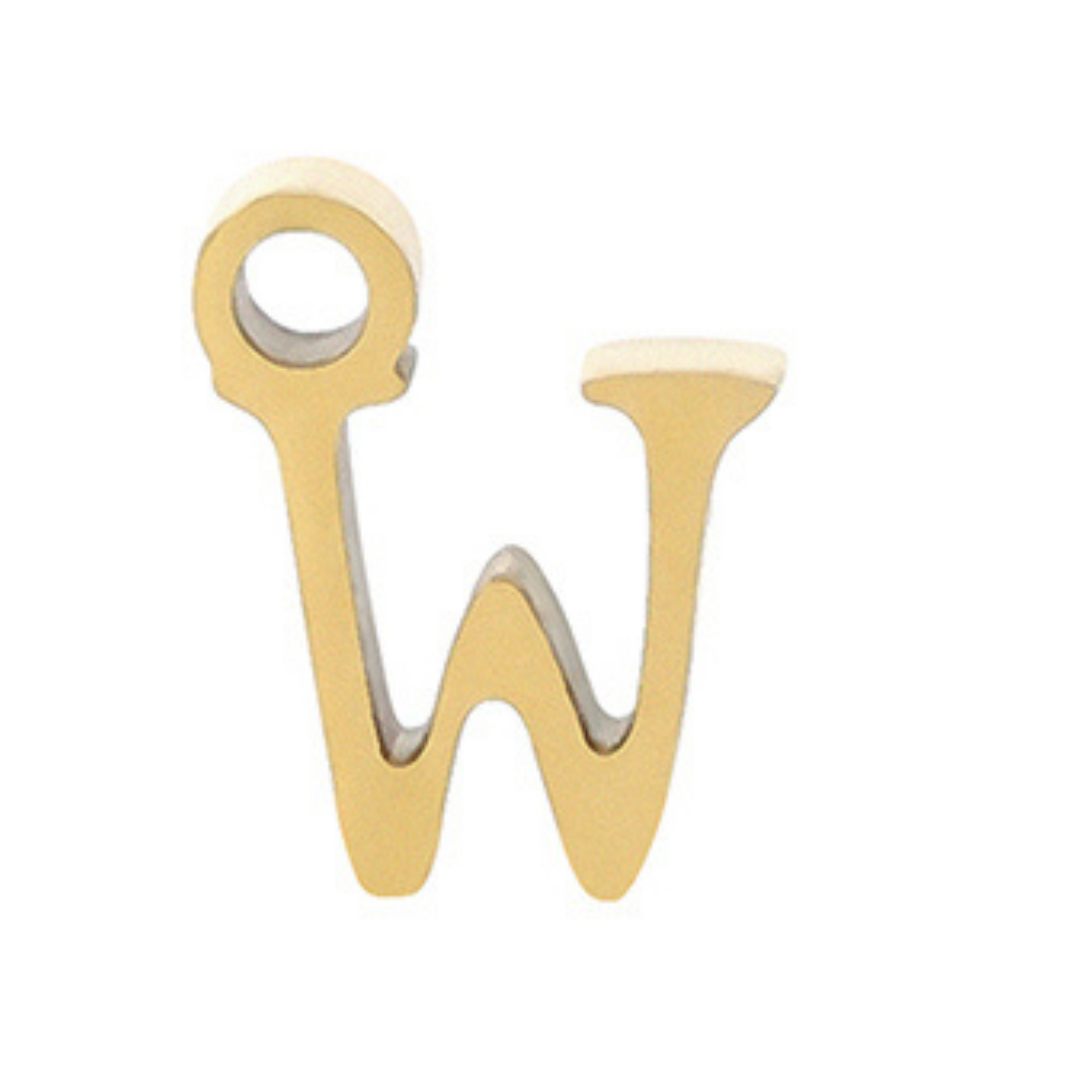 Permanent Bracelet Letter Charm