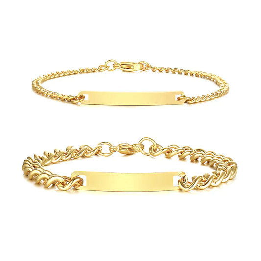 Engraved Bracelet Set