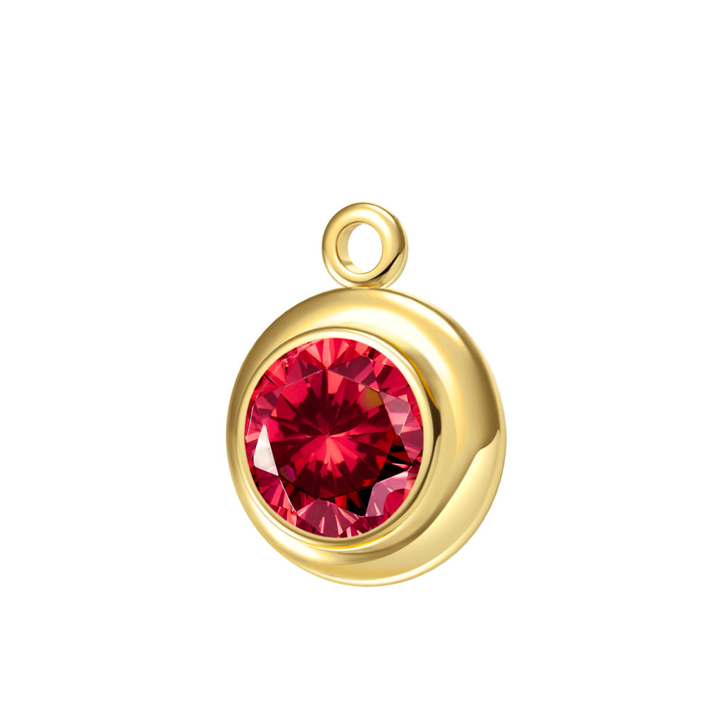 Permanent Bracelet Birthstone Charm