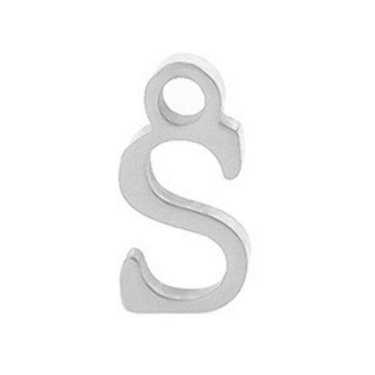 Permanent Bracelet Letter Charm #1