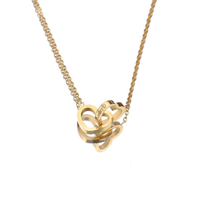 Eternal Rose Round Box - W/ Engraved Necklace & Real Rose