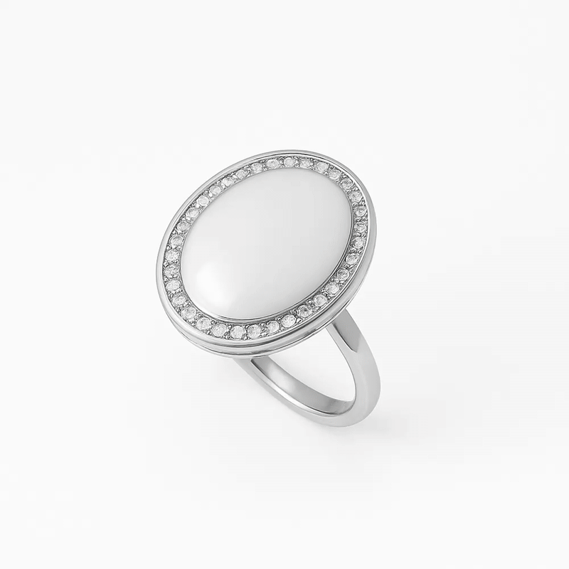 Oval Locket Ring