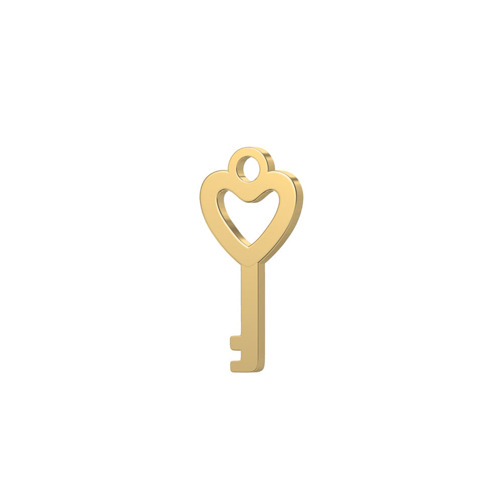 Permanent Bracelet Key Charm