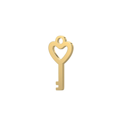 Permanent Bracelet Key Charm