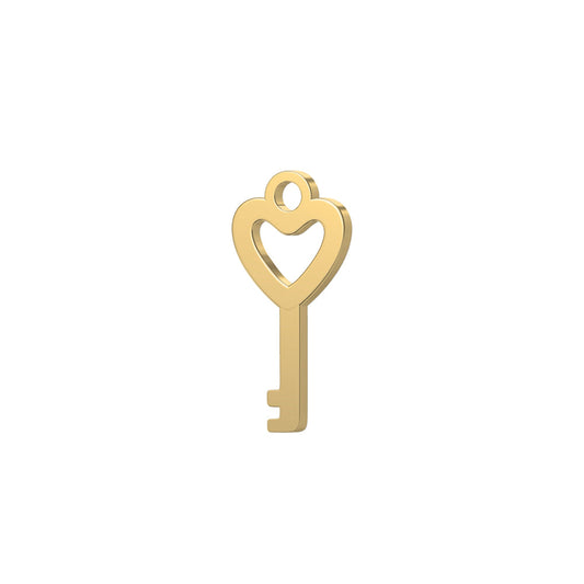 Permanent Bracelet Key Charm