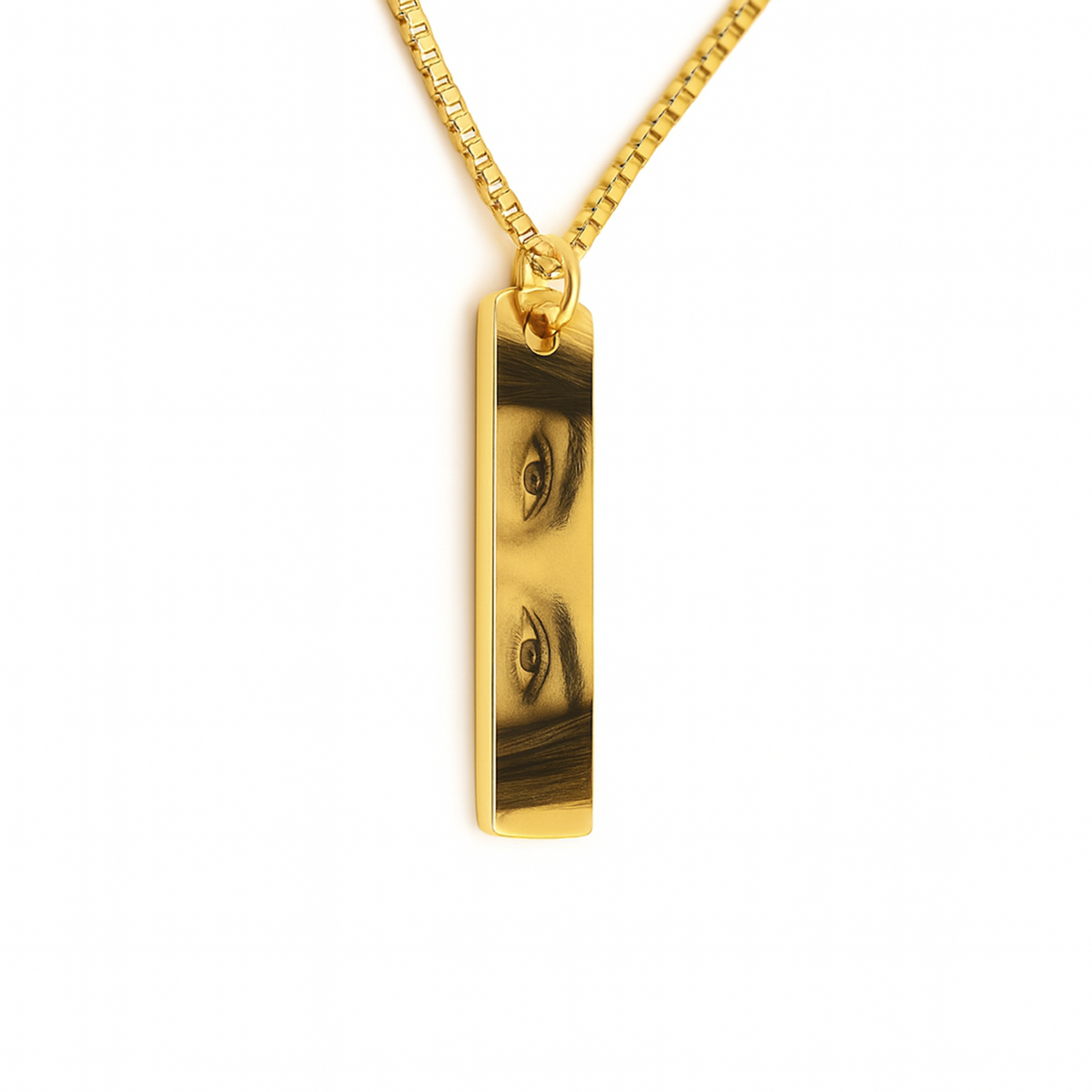 Personalized Eye Photo Necklace