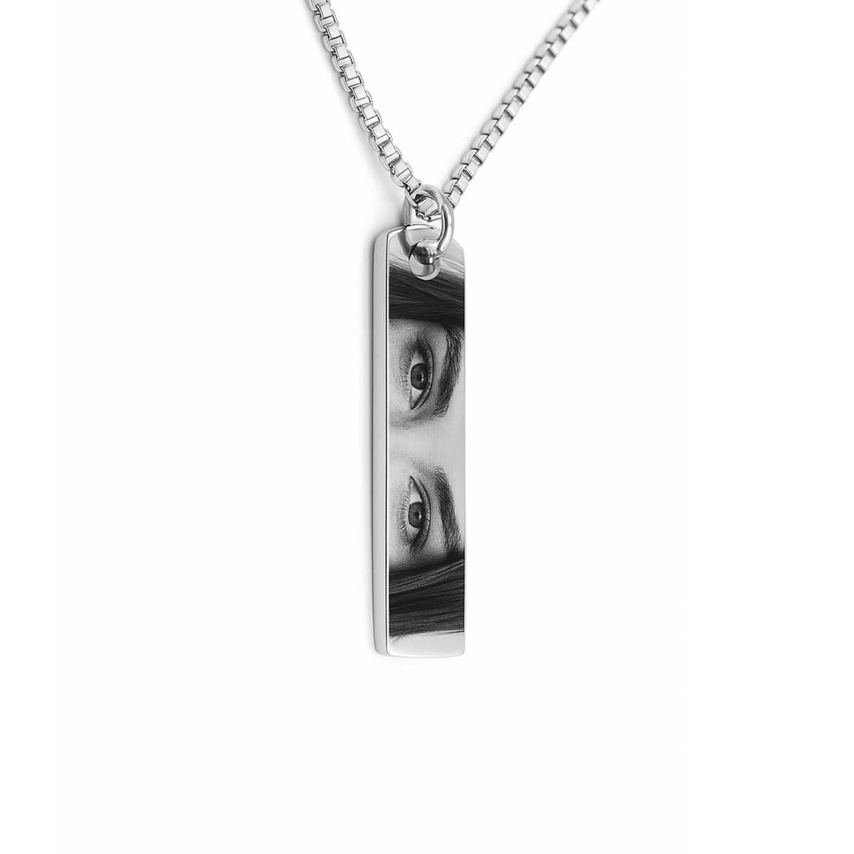 Personalized Eye Photo Necklace
